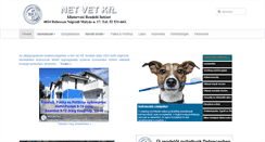 Desktop Screenshot of netvet.hu
